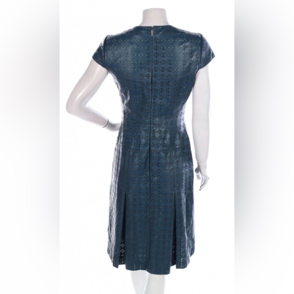 Tory Burch Teal Eyelet Detail dress - Picture 2 of 5